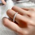 Silver Cubic Zirconia Band Ring 70100018