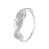 Silver Cubic Zirconia Band Ring 70100025