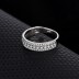 Silver Cubic Zirconia Band Ring 70100027
