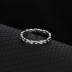 Silver Cubic Zirconia Band Ring 70100028