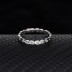 Silver Cubic Zirconia Band Ring 70100028