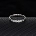 Silver Cubic Zirconia Band Ring 70100028