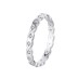 Silver Cubic Zirconia Band Ring 70100028