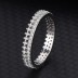 Silver Cubic Zirconia Band Ring 70100043