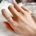 Silver Cubic Zirconia Band Ring 70100043