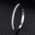 Silver Cubic Zirconia Band Ring 70100046