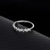 Silver Cubic Zirconia Band Ring 70100052