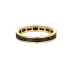 Silver Black Zirconia Band Ring 70100074