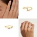925 Sterling Silver Zirconia Band Ring 70100084