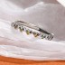 925 Sterling Silver Vintage CZ Band Rings 70100087