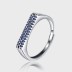 Simple Zirconia Line Band Rings 70100098