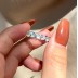 925 Sterling Silver Zirconia Heart Stackable Ring 70100101