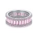 925 Sterling Silver Zirconia Band Stackable Ring 70100102