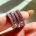 925 Sterling Silver Zirconia Band Stackable Ring 70100102