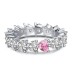 Shiny Love Heart Zirconia Band Ring 70100106