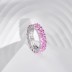 Full Love Hearts Zirconia Band Ring 70100108