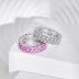 Full Love Hearts Zirconia Band Ring 70100108