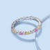 Shiny Rainbow Bubble Zirconia Band Ring 70100110