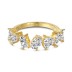 Shiny Zirconia Cluster Band Ring 70100111