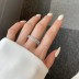 Full Oval Cut Zirconia Band Ring 70100118