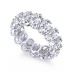 Shiny Oval Cut Zirconia Band Ring 70100119