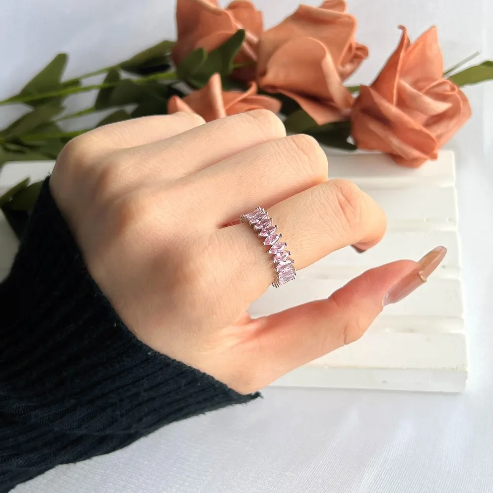 Shiny Mariquise Zirconia Band Ring 70100123 - image2