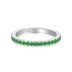 Multicolor Zirconia Stackable Band Ring 70100125