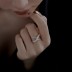 Personality X Letter Zirconia Band Ring 70100127