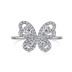 Shiny Butterfly Zirconia Band Ring 70100129