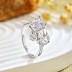 Sparkle Zirconia Cluster Band Ring 70100130