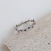 Rainbow Zirconia Thorns Band Ring 70100135
