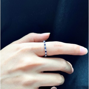 Minimalist Zirconia Stackable Band Ring 70100140