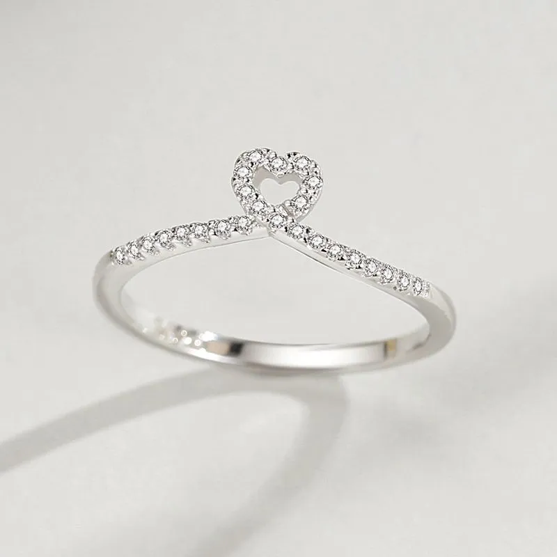 Geometric Hearts Zirconia Band Ring 70100146 - image2
