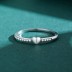 Solid Hearts Zirconia Band Ring 70100148