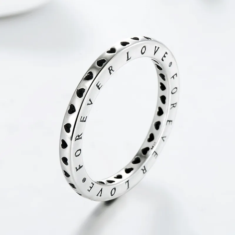 Vintage Forever Love Hearts Band Ring 70100159 - image2