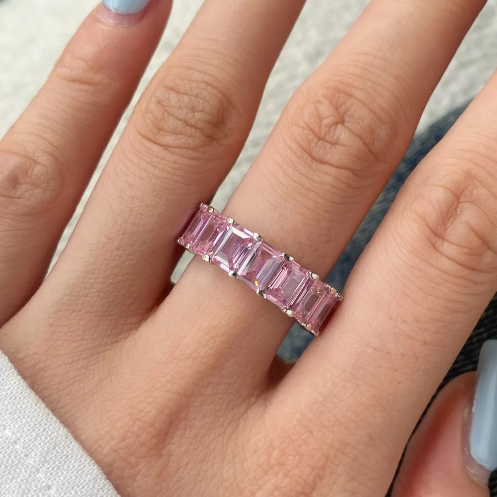 Sparkle Line Zirconia Party Band Rings 70100166 - image2