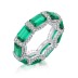 Luxury Rectangle Zirconia Party Band Rings 70100167