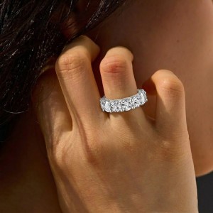 Luxury Cubic Zirconia Band Engagement Rings 70100170