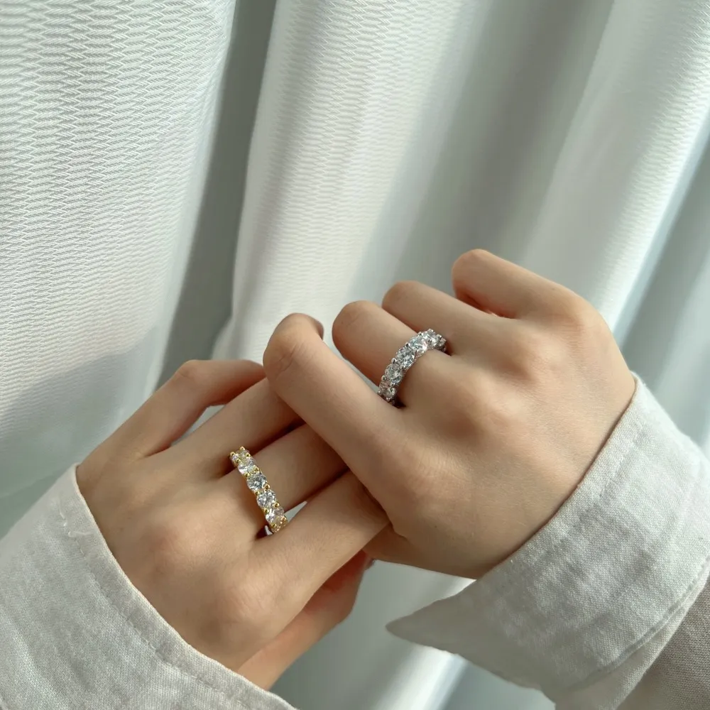 Luxury Cubic Zirconia Band Engagement Rings 70100170 - image1