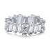 Luxury Irregular Line Zirconia Band Party Rings 70100174