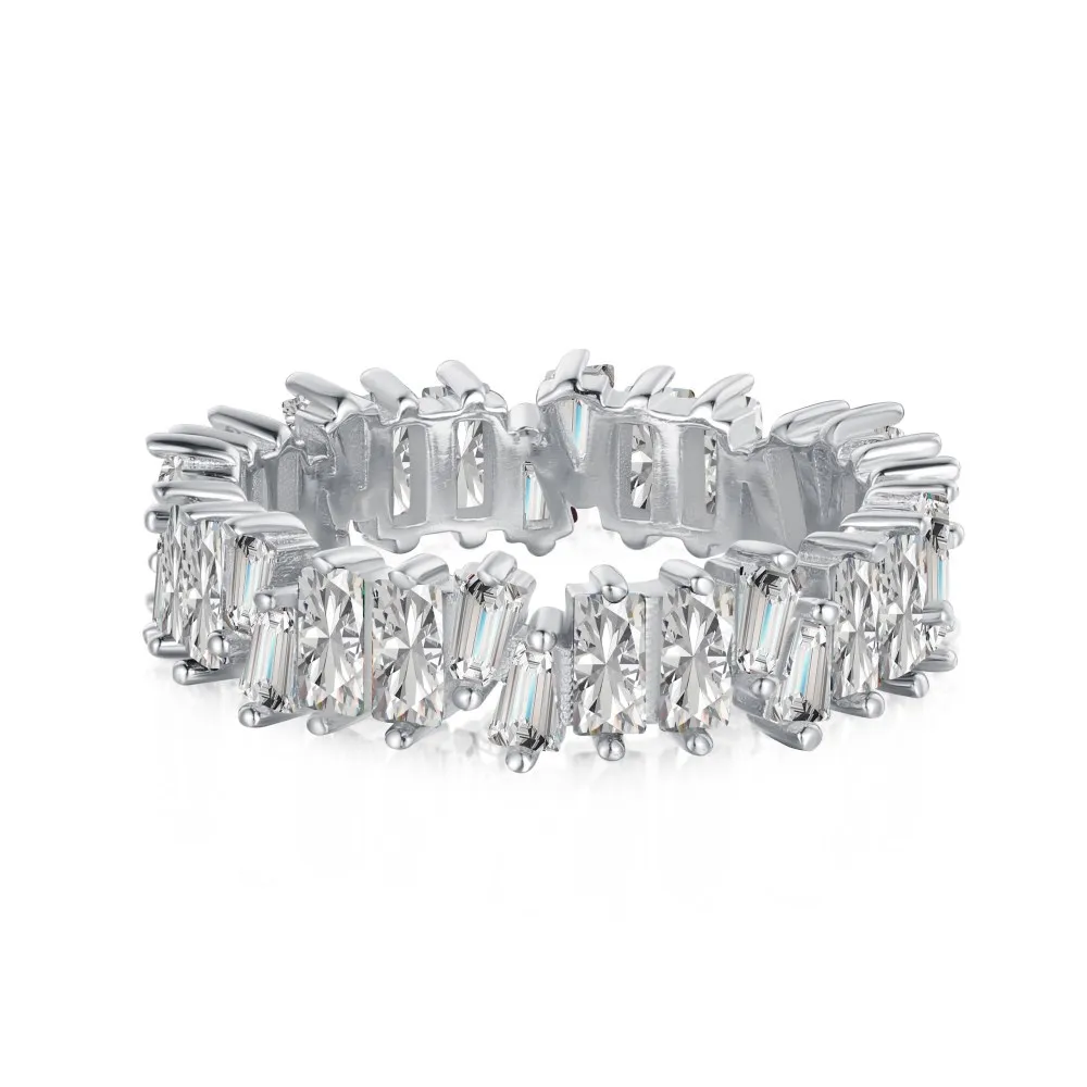 Colorful Rectangle Zirconia Band Party Rings 70100177 - image2