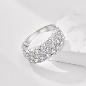 Sparkle Zirconia Wide Party Band Rings 70100181