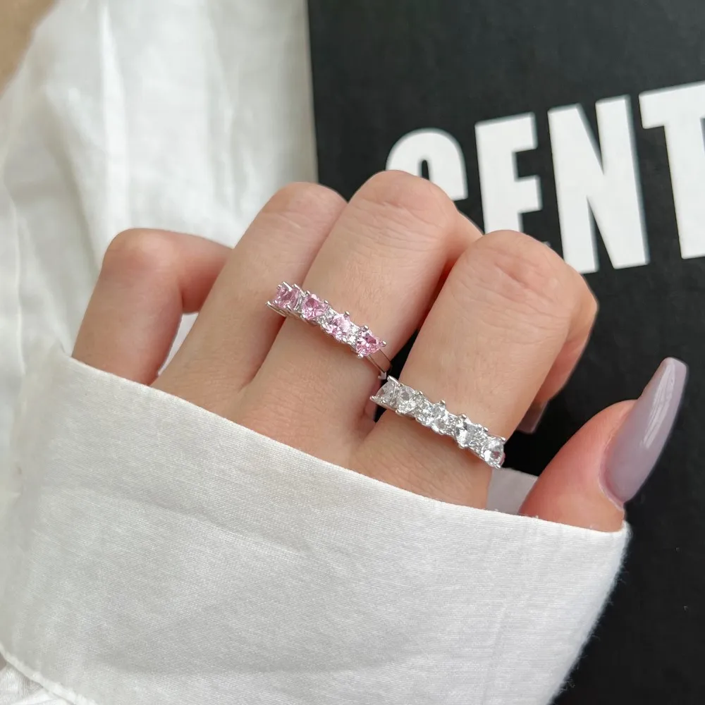 Lovely Heart Zirconia Party Band Rings 70100187 - image1