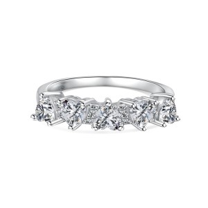 Lovely Heart Zirconia Party Band Rings 70100187