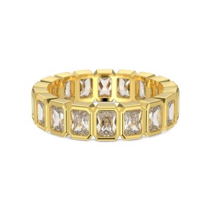 925 Sterling Silver Rectangle Zirconia Band Ring 70100201