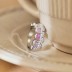 925 Sterling Silver Luxury Sweet Zirconia Band Ring 70100221