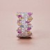 925 Sterling Silver Rainbow Ice Zirconia Band Ring 70100223