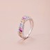 925 Sterling Silver Mariquesa Zirconia Band Ring 70100226