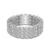 925 Sterling Silver Heart Zirconia Band Ring 70100251