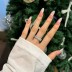 925 Sterling Silver Heart Zirconia Band Ring 70100251